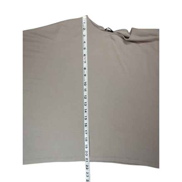 BLEUSALT Women's Poncho Ultra Soft Color Stone Size 2 - Picture 9 of 10